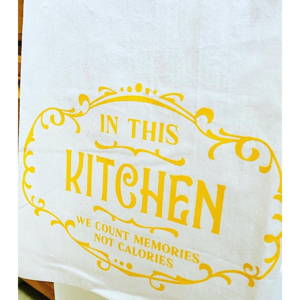 In the Kitchen, Flour, Tea Drying Towel Decorative. In This Kitchen ..